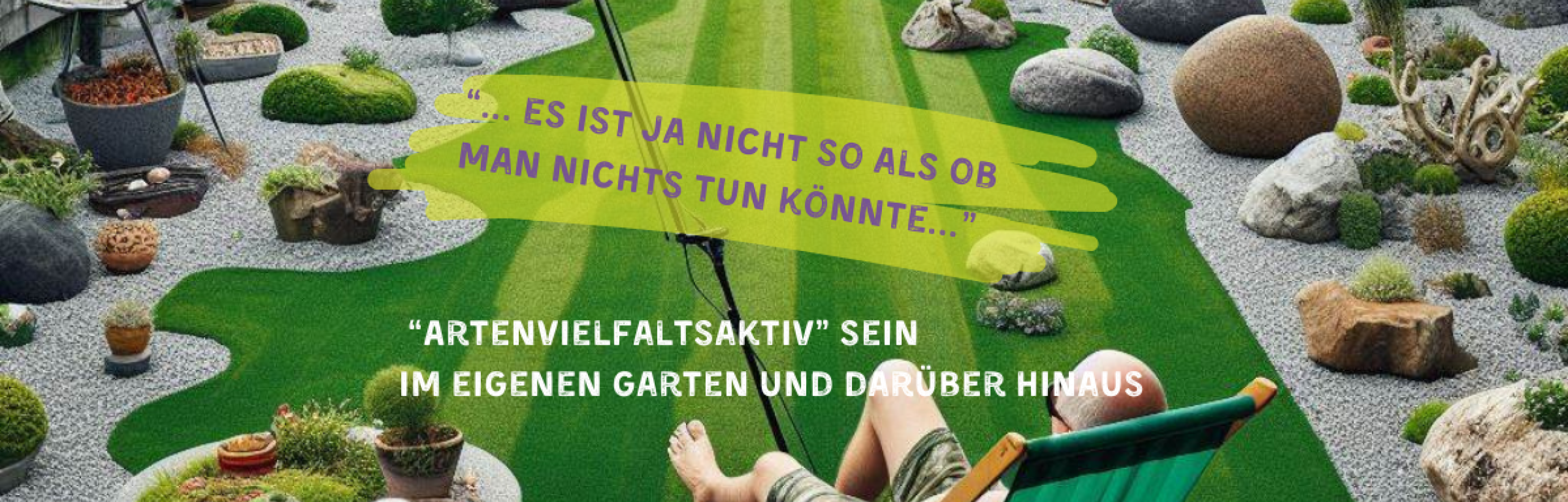 ...es ist ja nicht so als ob man nichts tun könnte...