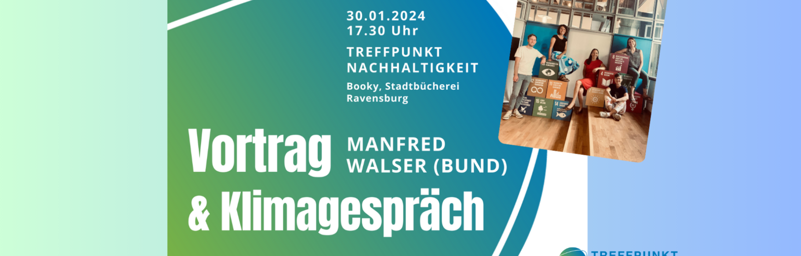 Vortrag & Klimagespräch mit Manfred Walser