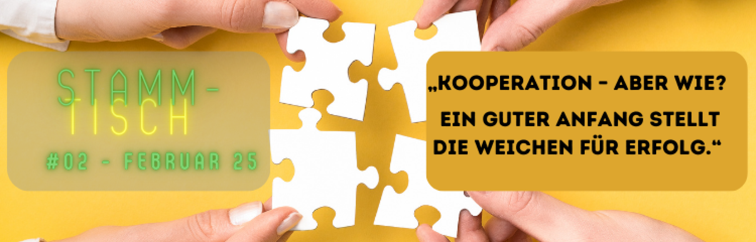 C4F-Stammtisch: Kooperationen - aber wie?