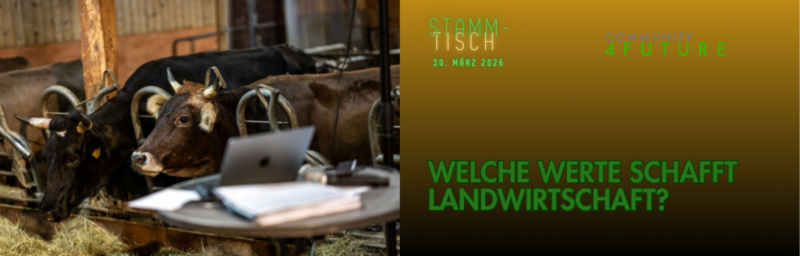 C4F-Stammtisch: Welche Werte schafft Landwirtschaft?
