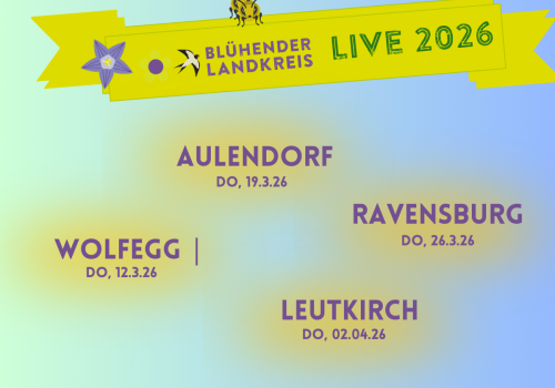 Einleitungsbild vom News Beitrag Blühender Landkreis - Event-Reihe 2026