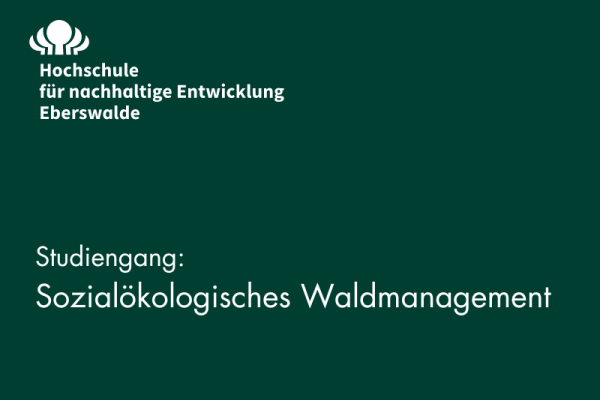 Studiengang "Sozialökologisches Waldmanagement"